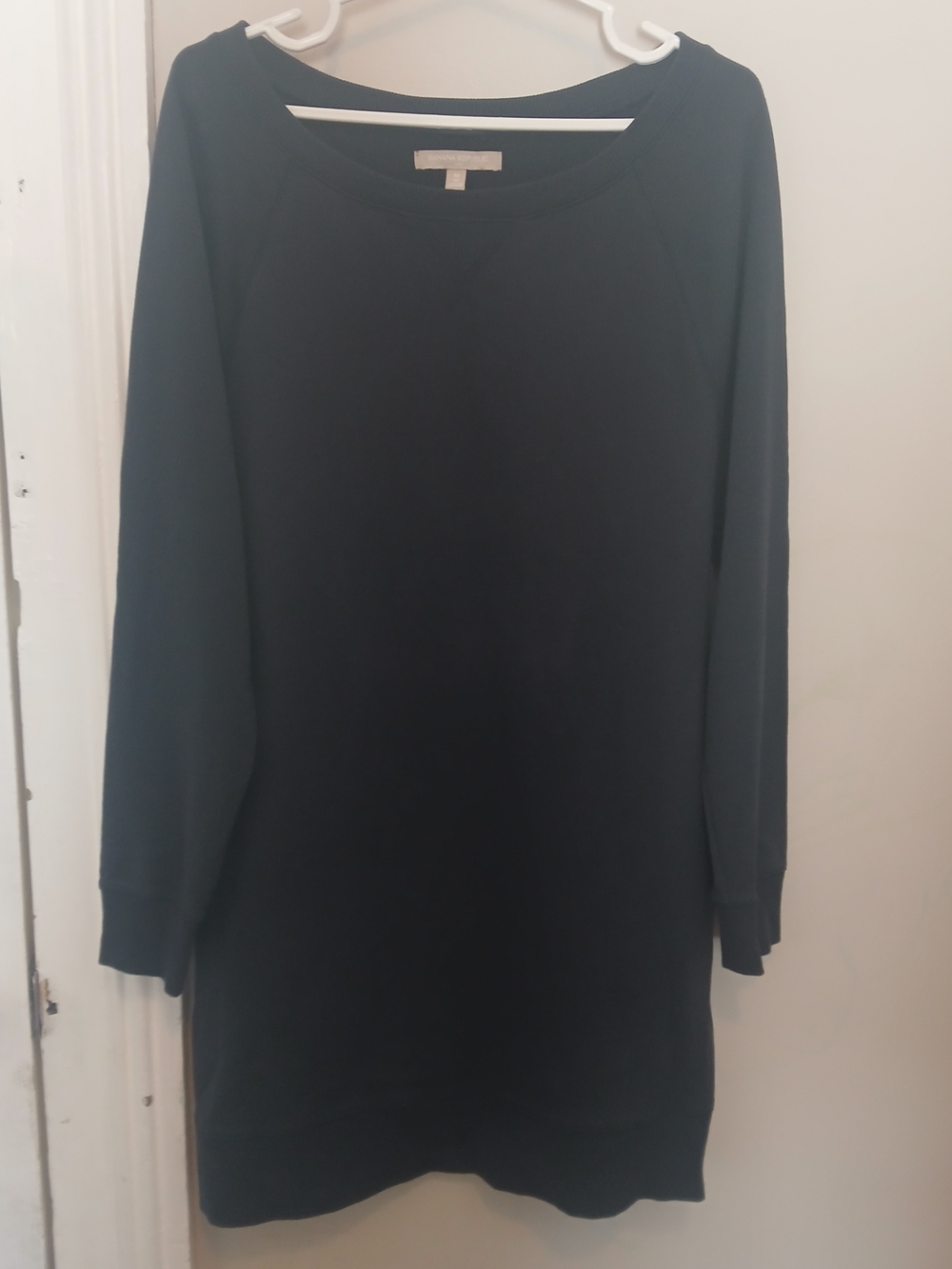 Banana Republic Black Crewneck Sweater Dress